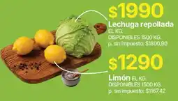 Supermercados Vea Lechuga repollada oferta