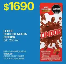 Supermercados Vea Cindor leche chocolatada oferta