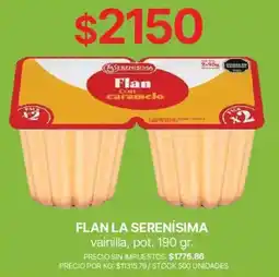 Supermercados Vea La serenisima flan con caramelo oferta