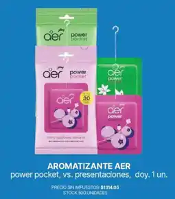 Supermercados Vea Aer aromatizante power pocket oferta