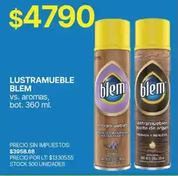 Supermercados Vea Blem lustramueble oferta