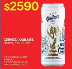 Supermercados Vea Quilmes cerveza clásica oferta