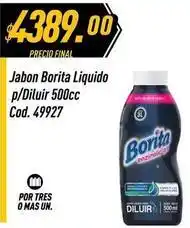 Borita - jabon liquido p/diluir cod. 49927