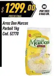 Supermercados Comodin Don marcos - arroz parboil 1kg cod. 52770 oferta