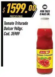 Supermercados Comodin Dulcor - tomate triturado cod. 35989 oferta