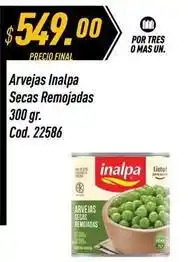Supermercados Comodin Inalpa - arvejas secas remojadas cod. 22586 oferta