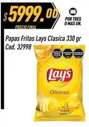 Supermercados Comodin Lay's - papas fritas clasica 330 gr cod. 32998 oferta