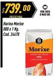Supermercados Comodin Morixe - harina 000 oferta