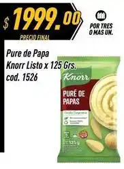 Supermercados Comodin Knorr - pure de papa listo cod. 1526 oferta
