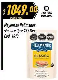 Supermercados Comodin Hellmann's - mayonesa sin tacc dp oferta