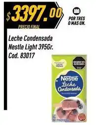Supermercados Comodin Mas - leche condensada light 395gr. cod. 83017 oferta