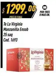 Supermercados Comodin La virginia - manzanilla ensob cod. 1693 oferta