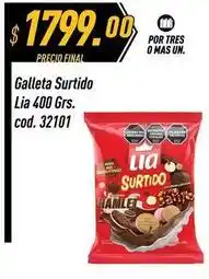 Supermercados Comodin Lia - galleta surtido 400 grs. cod. 32101 oferta
