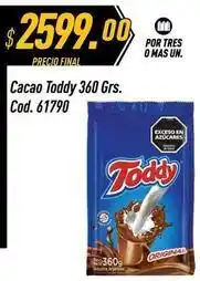 Supermercados Comodin Toddy - cacao 360 grs. cod. 61790 oferta