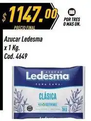Supermercados Comodin Ledesma - azucar x 1 kg. cod. 4649 oferta