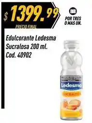 Supermercados Comodin Ledesma - edulcorante sucralosa 200 ml. cod. 40902 oferta