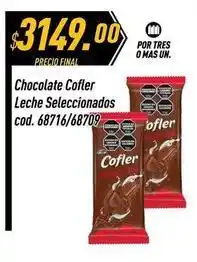 Supermercados Comodin Cofler - chocolate leche seleccionados cod. 68716/68709 oferta