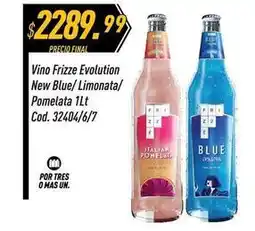 Supermercados Comodin Frizzé - vino frizze evolution new blue/limonata/pomelata 1lt cod. 32404/6/7 oferta