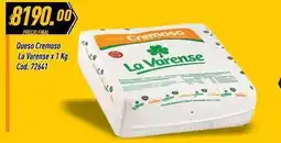 Supermercados Comodin La varense - queso cremoso x 1 kg cod. 72641 oferta