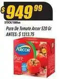 Supermercados Comodin Arcor - pure de tomate 520 gr oferta