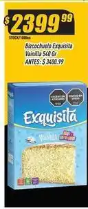 Supermercados Comodin Exquisita - bizcochuelo vainilla oferta