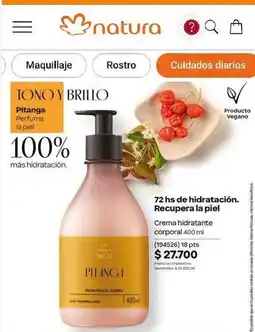 Natura Natura - crema hidratante corporal oferta