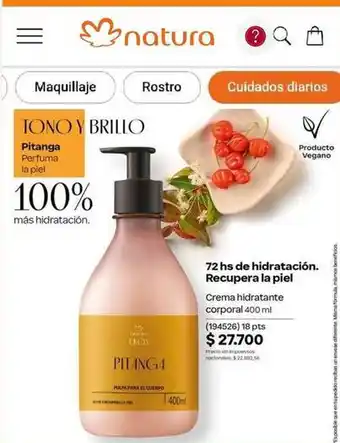 Natura - crema hidratante corporal