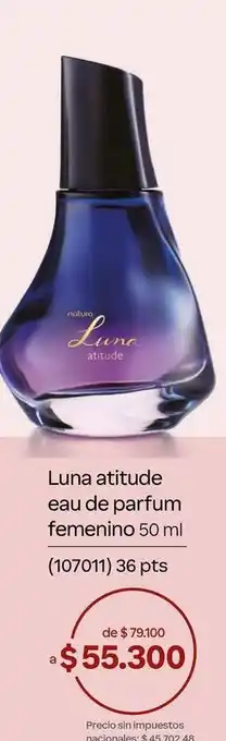 Natura - luna atitude eau de parfum femenino 50 ml (107011)