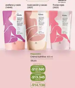 Natura Natura - repuesto crema nutritiva oferta