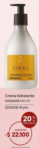 Natura Natura - crema hidratante corporal 400 ml (203478) oferta