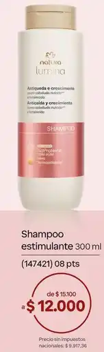 Natura Natura - shampoo estimulante 300 ml (147421) oferta