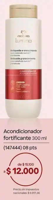 Natura - acondicionador fortificante 300 ml