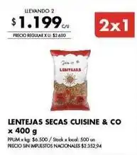 Disco Lentejas secas oferta