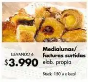 Disco Surtidas - medialunas/facturas surtidas oferta