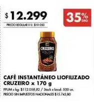 Disco Café instantáneo liofilizado oferta