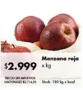 Disco Manzana roja oferta