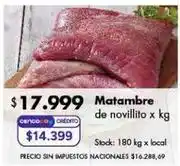 Disco Matambre de novillito oferta