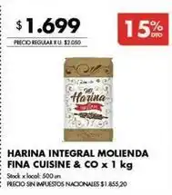 Disco Harina integral molienda fina oferta