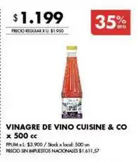 Disco Vinagre de vino oferta
