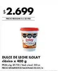 Disco Ilolay - dulce de leche clásico oferta