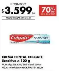 Disco Colgate - crema dental oferta
