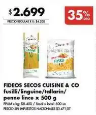 Disco Fideos secos oferta