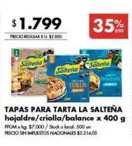 Disco La salteña - tapas para tarta oferta