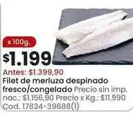 Coto Filet de merluza despina fresco/congelado cod. 17834-39688(1) oferta