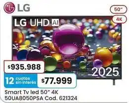Lg - smart tv led 50 4k 50ua8050psa