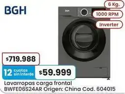 Coto Bgh - lavarropas carga frontal bwfe06s24ar oferta