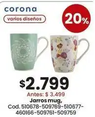 Coto Corona - jarros mug, cod. 510678-509769-510677-460166-509761-509759 oferta