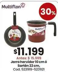 Coto Multiflon - jarro hervidor 10 cm ó sartén 22 cm, cod. 523919-523921 oferta