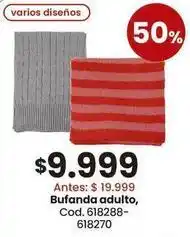 Coto Bufanda adulto, cod. 618288-618270 oferta
