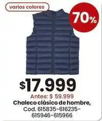 Coto Chaleco clásico de hombre, cod. 615835-616235-615946-615966 oferta